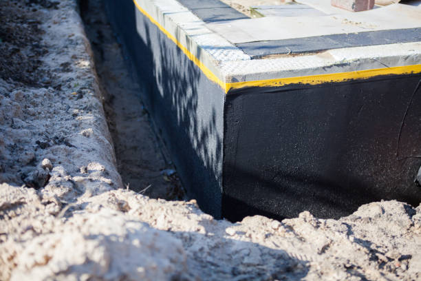 Professional Waterproofing technician working in Manchester Township, NJ